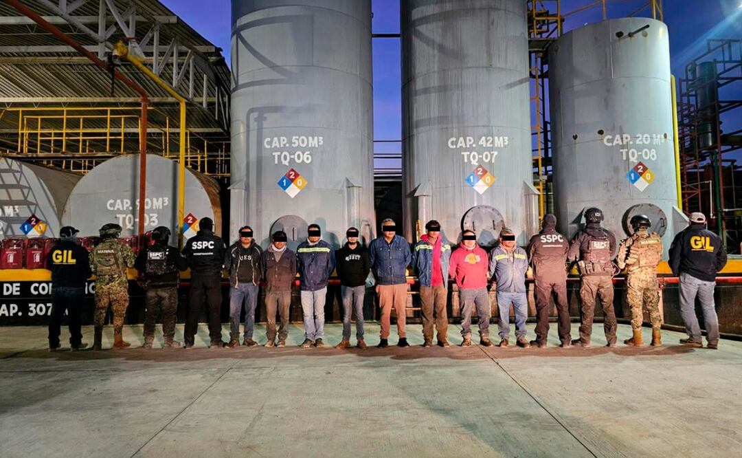 Encuentran empresa fantasma para almacenar y vender huachicol en Veracruz (01/11/2025). Foto: Especial