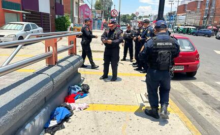 Falsa alarma de mochila con restos humanos afuera de estación Atlilco de Línea 8 moviliza a policías