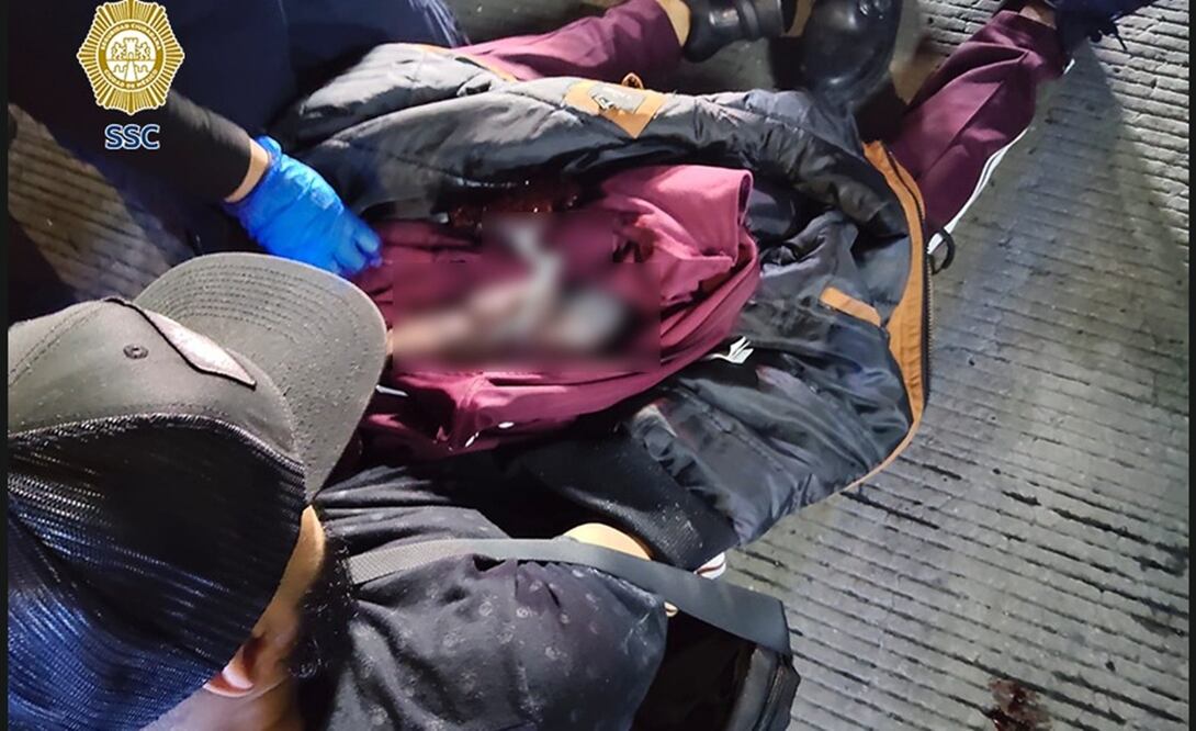 Una bebé recién nacida fue abandonada en calles de la alcaldía Gustavo A. Madero, el 5 de septiembre de 2025. Foto: especial