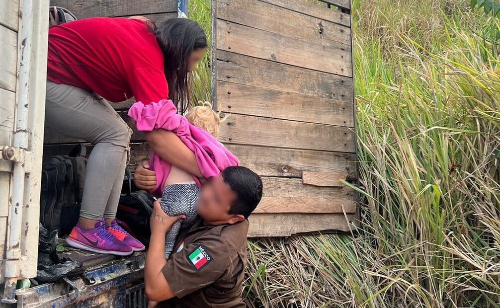 INM rescata migrantes. Foto: Especial