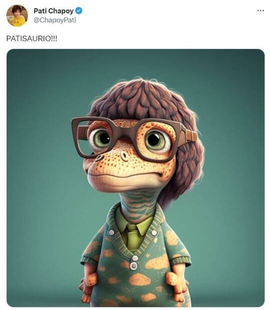 Pati Chapoy comparte su "versión dinosaurio" y se le van encima: eres "gordofobiasauria"