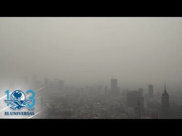 Este es el video de drone que se hizo viral; la CDMX bajo "nata" de contaminación