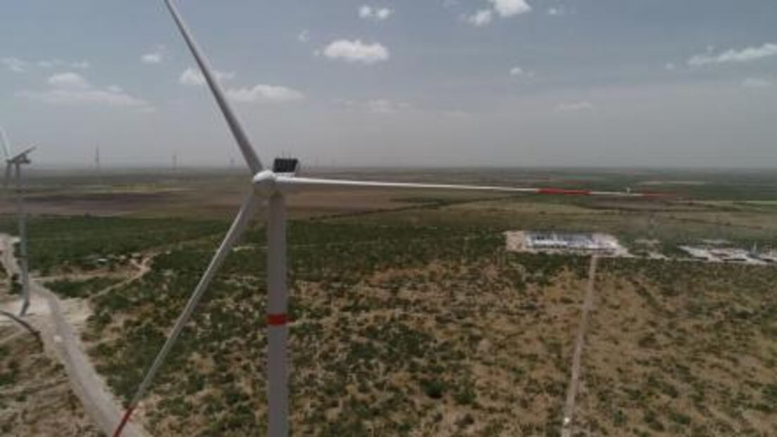 Inauguran parque eólico en Reynosa, Tamaulipas