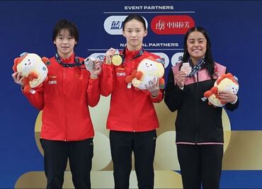 Alejandra Estudillo gana medalla de bronce en la Súper Final de la Copa del Mundo de Clavados