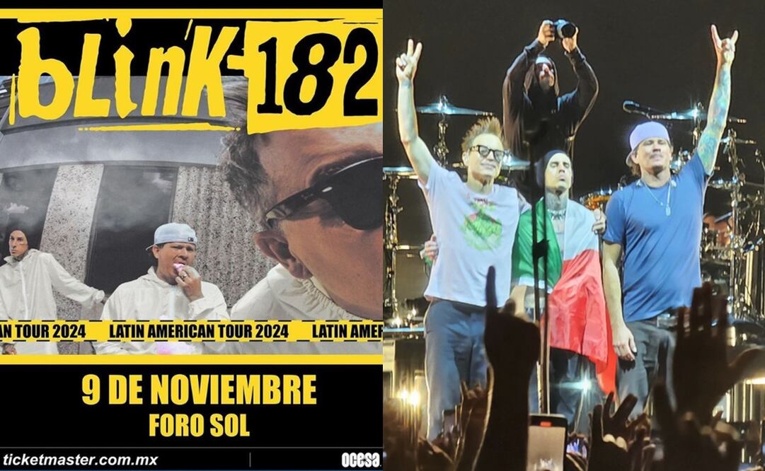 Blink-182 volverá en México en noviembre próximo.
Fotos: X e Instagram
