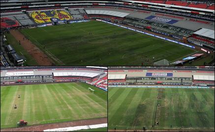 El fracaso del pasto del Estadio Azteca