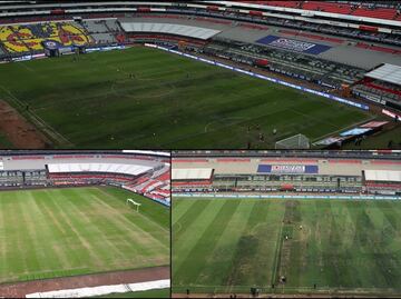 El fracaso del pasto del Estadio Azteca