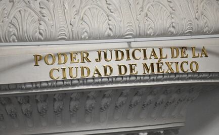 Develan en letras de oro en muros del Congreso de la CDMX la leyenda "Poder Judicial de la Ciudad de México"