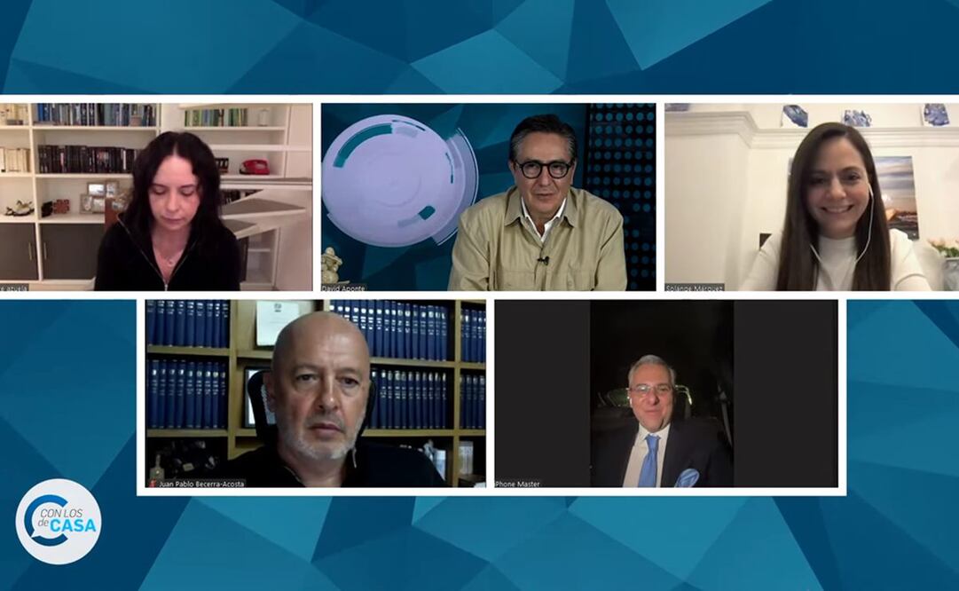 Programa editorial de Con los de Casa sobre sucesión presidencial. Foto: EL UNIVERSAL