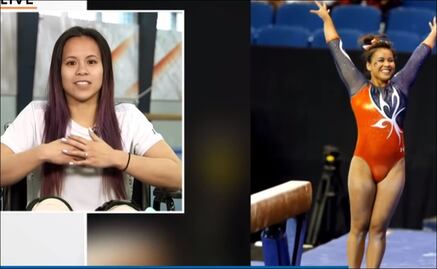 Gimnasta que se rompió las piernas se blinda del bullying