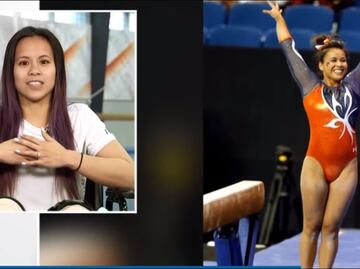 Gimnasta que se rompió las piernas se blinda del bullying