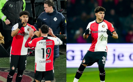 Stephano Carrillo debutó con el Feyenoord; así le fue al delantero mexicano