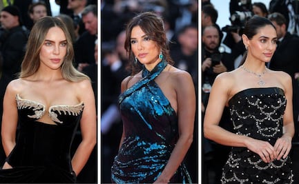 Belinda, Eva Longoria y Renata Notni, juntas en el Festival de Cannes