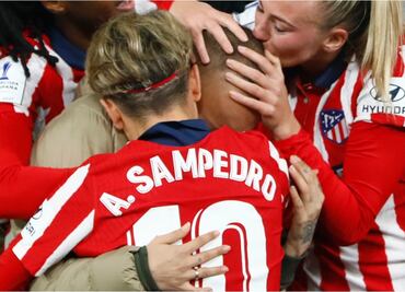 Así fue el regreso de Virginia Torrecilla, futbolista del 'Atleti' que venció al cáncer
