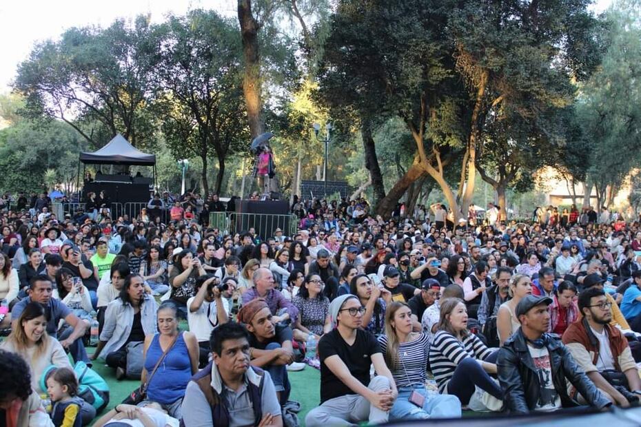 Ciclo de cine al aire libre en el Cenart. Foto: Cenart
