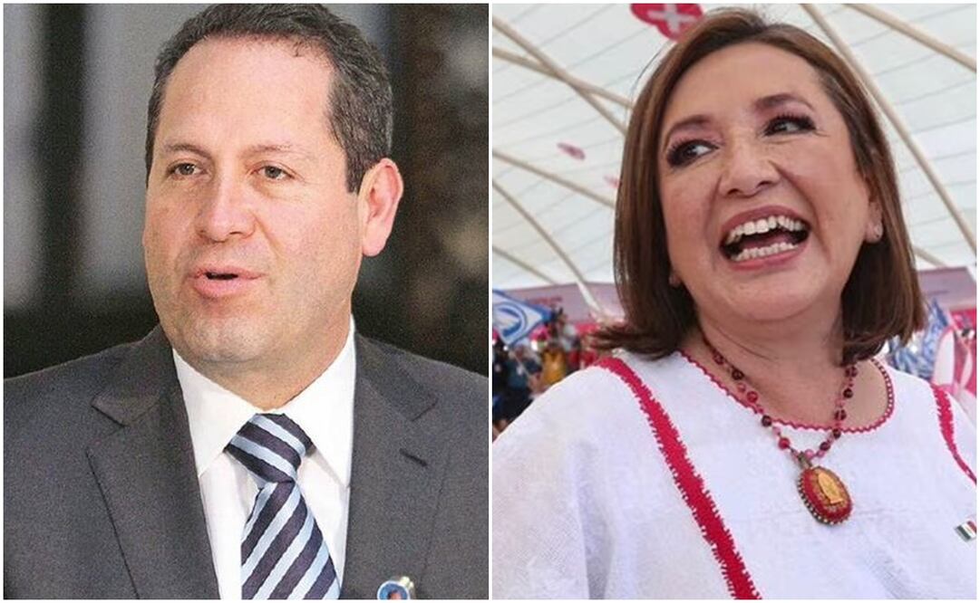 Eruviel Ávila y Xóchitl Gálvez. Foto: EL UNIVERSAL