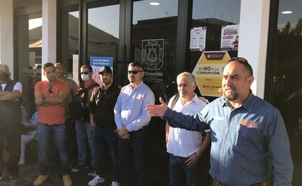 Magisterio de BCS continúa en paro y bloquea instalaciones de Finanzas del Gobierno estatal