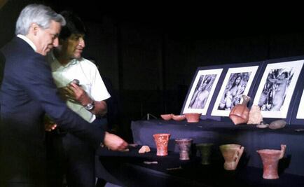 Evo Morales repatría 22 piezas arqueológicas devueltas por coleccionista alemán