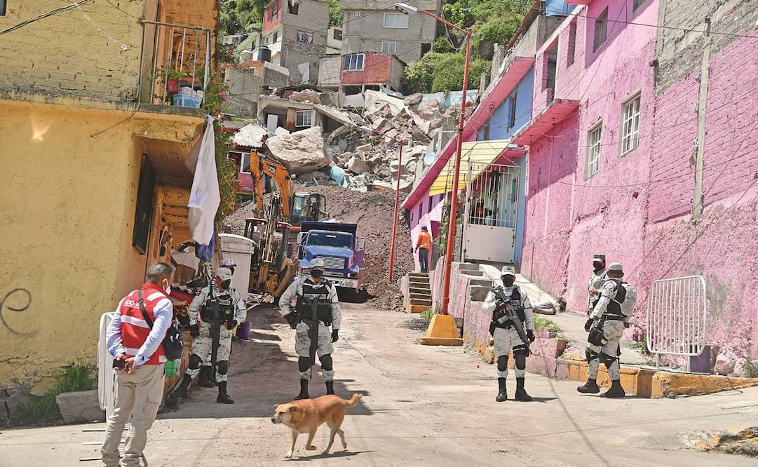 A dos semanas de la tragedia del Chiquihuite, hay incertidumbre entre los desalojados, la mayoría se fue a vivir a casas de familiares y a otros albergues. Foto: Hugo García/ EL UNIVERSAL.