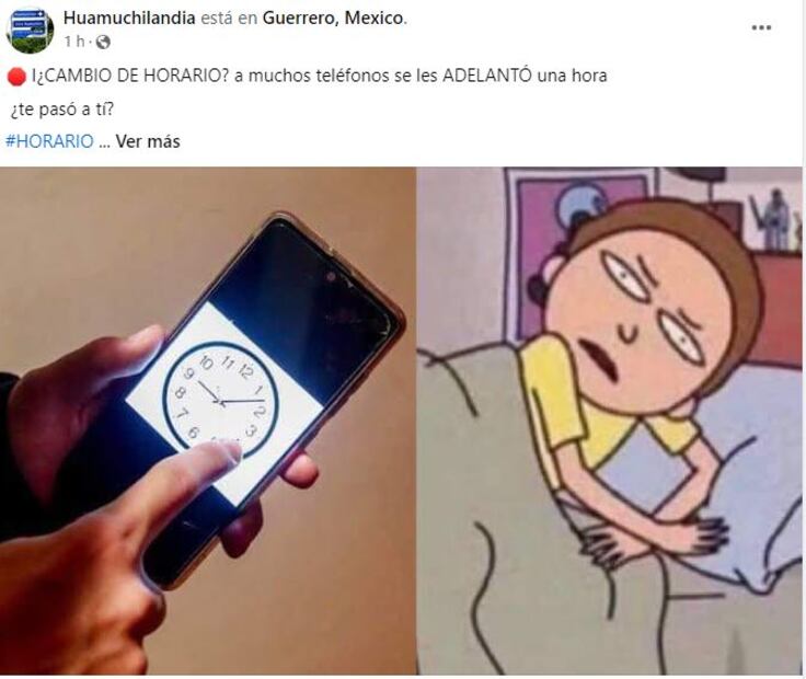 Confusión por Horario en México Inunda las Redes Sociales con Memes
Foto: Captura de pantalla