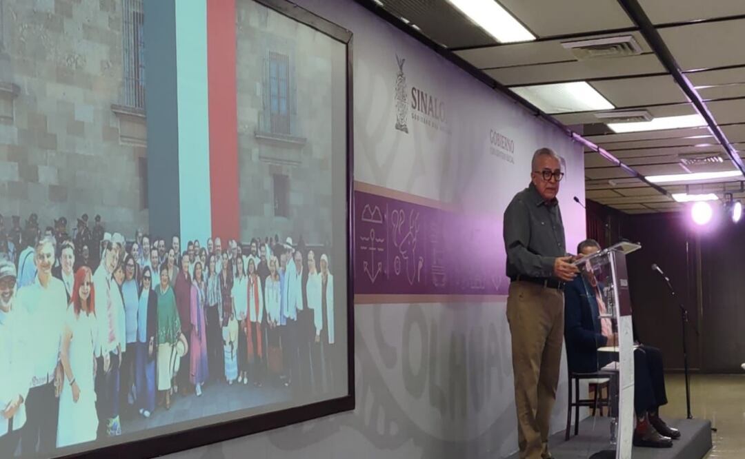 Gobernador de Sinaloa justifica pintas en marchas feministas; reconoce preocupaciones por desapariciones. Foto: Javier Cabrera Martínez