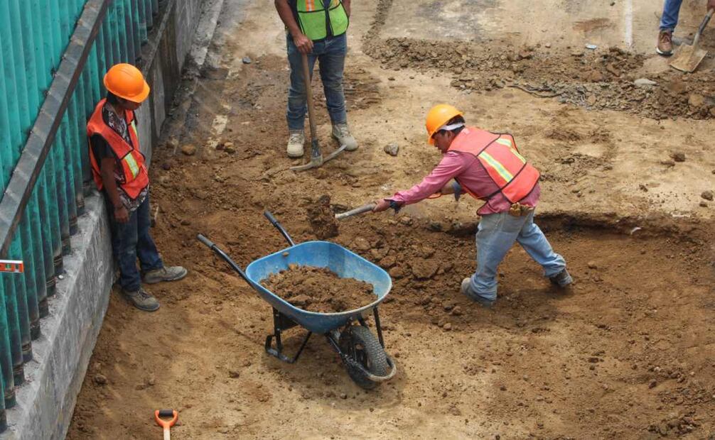 Concluye reparación de socavón en Anillo Periférico (08/09/2025). Foto: Darío Luna / EL UNIVERSAL