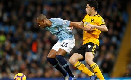Wolverhampton y Jiménez caen ante el Manchester City