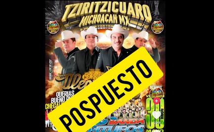 Suspenden otro concierto de "Los Alegres del Barranco" en Michoacán; será reprogramado