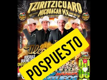 Suspenden otro concierto de "Los Alegres del Barranco" en Michoacán; será reprogramado