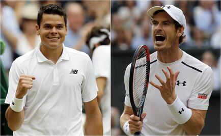 Lista la final en Wimbledon: Raonic vs. Murray 