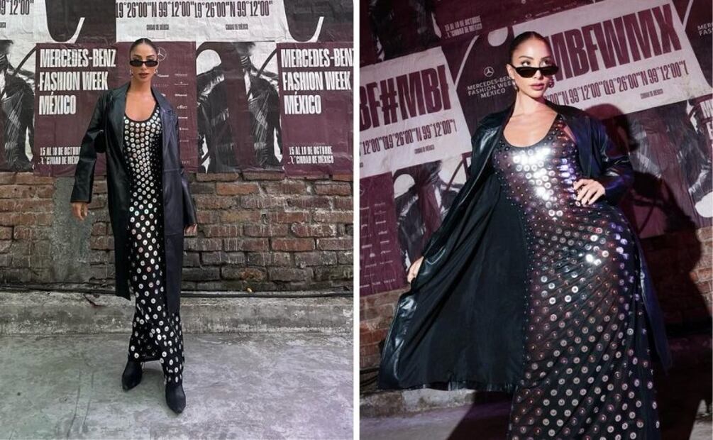 Para un look audaz: una prenda de cuero. Foto: Instagram @oficialmariachacon