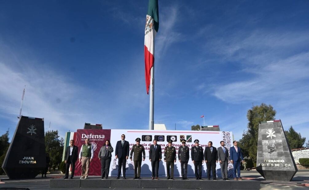 Toma posesión nuevo comandante de zona militar en Zacatecas (16/02/2025). Foto: Especial