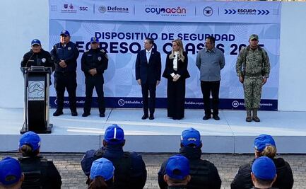 Coyoacán pone en marcha dispositivo de seguridad por regreso a clases; grupo "Escudo" velará por integridad de estudiantes