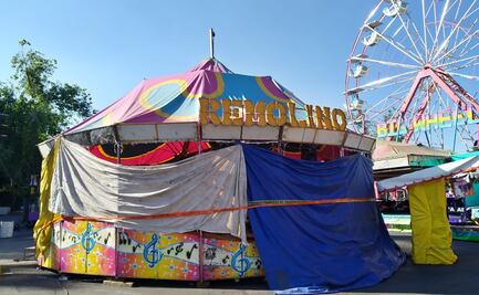Realizan revisión de juegos mecánicos en Romería Cuauhtémoc, tras accidente en "remolino" que dejó 5 heridos 