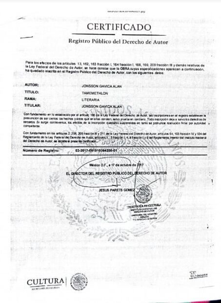 "Mi proyecto es igual a la carrera el Pescado de Moctezuma": Alan Jonsson sobre posible plagio