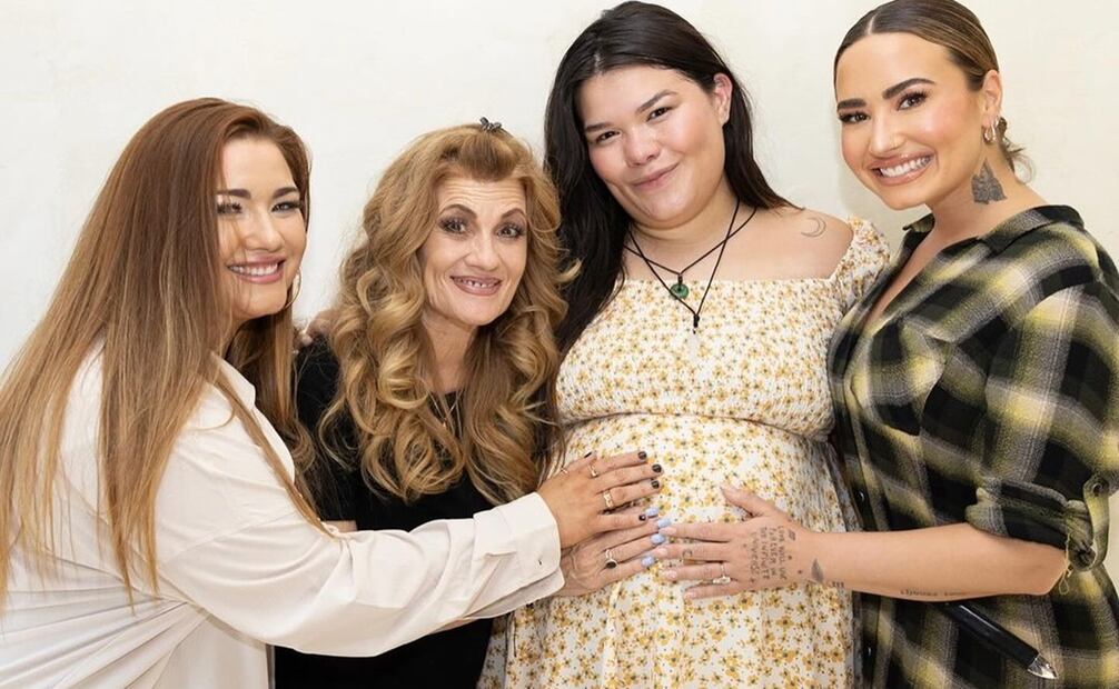 En septiembre de este año la familia de Lovato dio a conocer el embarazo de Madison. Foto: Instagram.