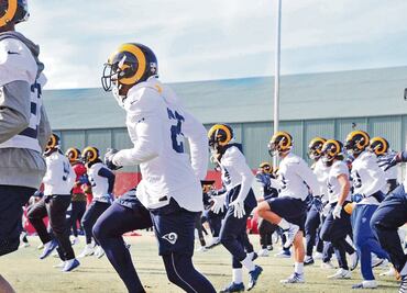 Los Rams gozan como primerizos