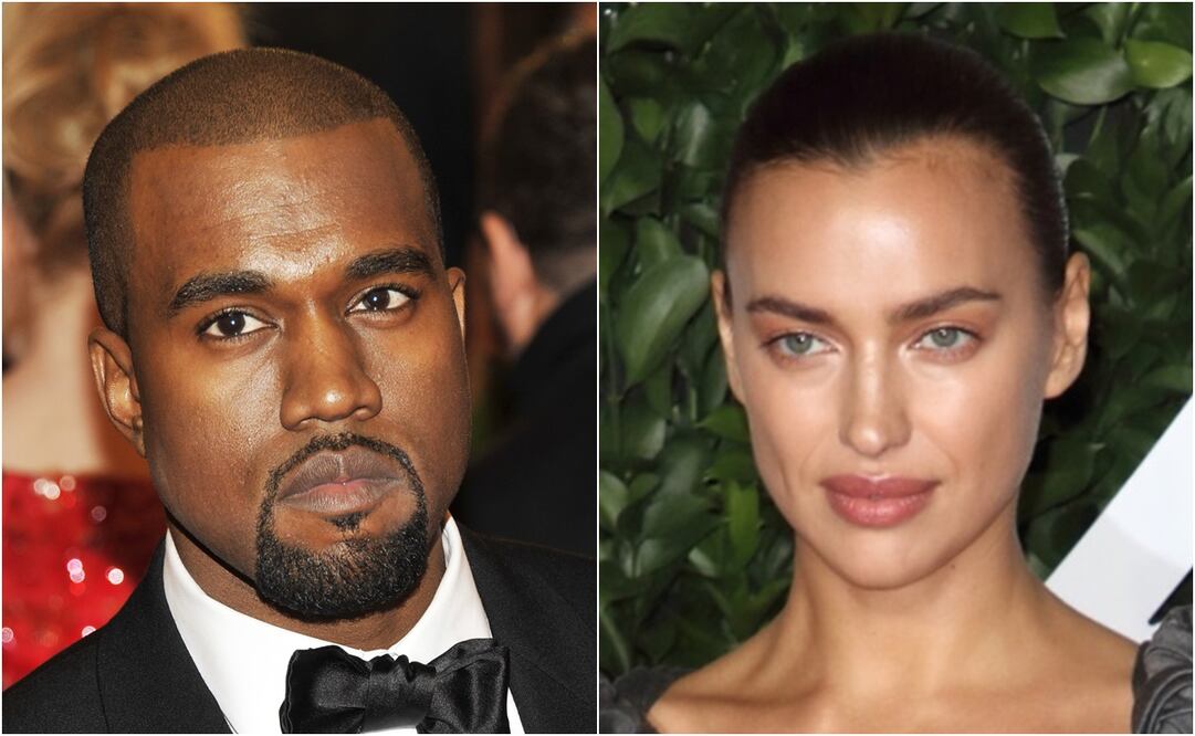 Kanye West e Irina Shayk. Foto: Archivo/Clasos. 