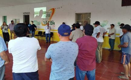 Sin resolver, conflicto en zona arqueológica de Mayapán, Yucatán; autoridades y ejidatarios mantienen cerrado el sitio
