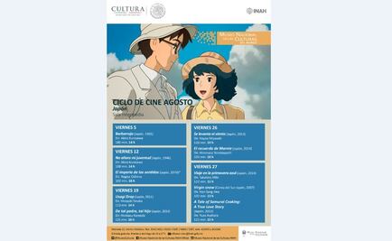 Ciclo de cine japonés en Museo de las Culturas