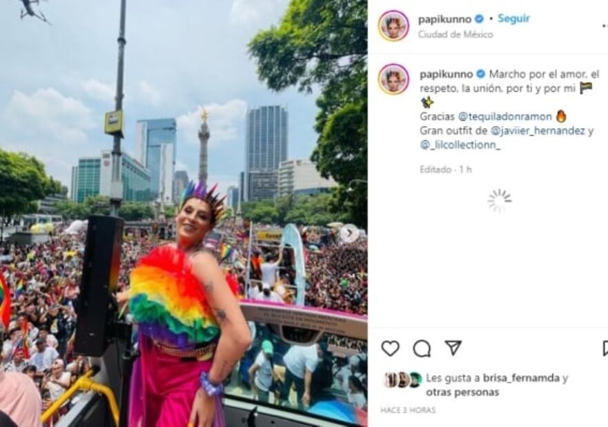 LGBTI+: Danna Paola y otros famosos que asistieron al Pride 2022