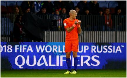 Arjen Robben ve imposible calificación de Holanda a Rusia 2018