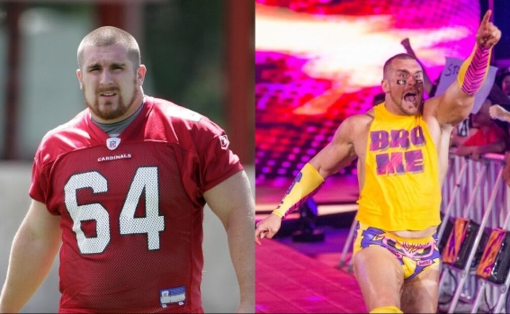 Los luchadores de WWE con pasado en el futbol americano
