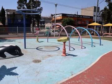 ¡Ironía! Parques acuáticos de Nezahualcóyotl sin una gota de agua