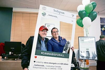 La fiesta de la marihuana en California