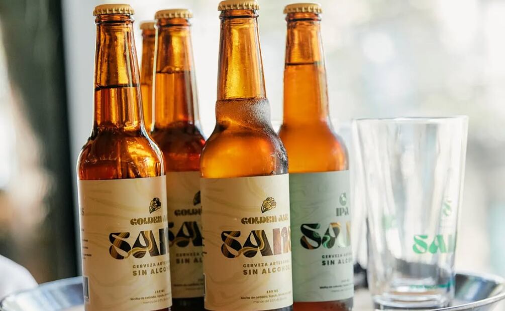 Sans, la primer cerveza artesanal sin alcohol. Foto: cortesía