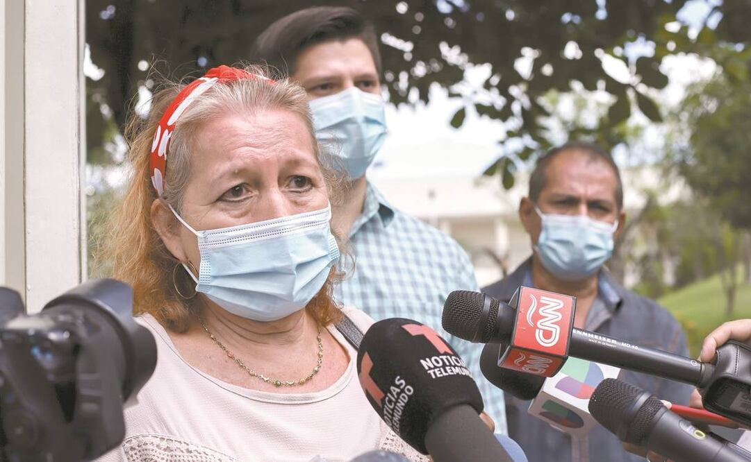 Rosibel Arriaza, madre de Victoria, afirmó que su objetivo al viajar a México es ver el cuerpo de su hija asesinada y reencontrarse con sus nietas. Foto: AP.
