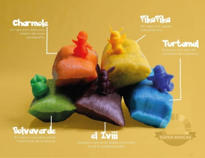Llegaron los tamales de Pokémon, Kitty y Star Wars para la Candelaria