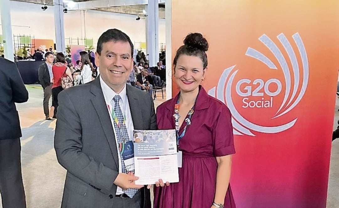 Alberto Arenas, director de Desarrollo Social de la Cepal, dio a conocer el documento que aborda la desigualdad y baja movilidad social en la región. Foto: Especial