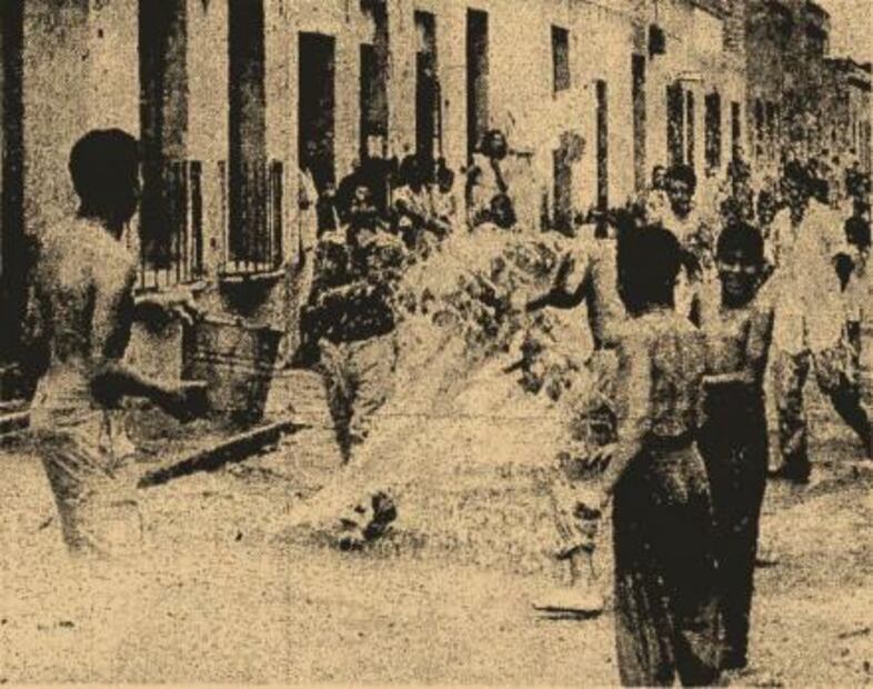 El “Judas” que bañó al Sábado de Gloria